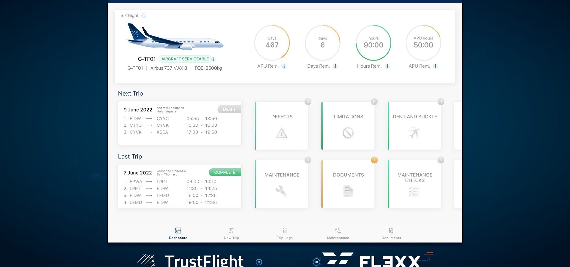 TrustFlight Announces Integration with FL3XX in its Leading Electronic Tech Log