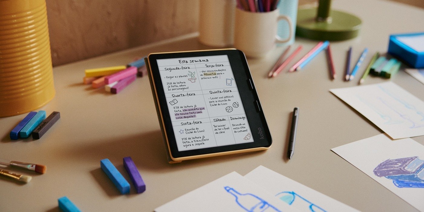 Agora a Cores - Dê vida aos seus livros com os novos eReaders Kobo Libra Colour e Kobo Clara Colour