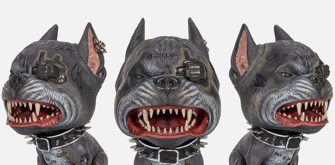 CYBERPUNK 2077 PHANTOM LIBERTY CHIMERA STATUE