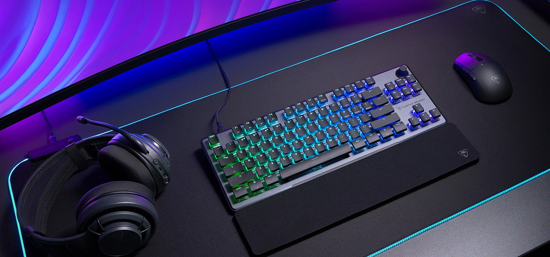 Turtle Beach prezentuje nowe zestawy słuchawkowe, klawiatury i myszy dla graczy PC