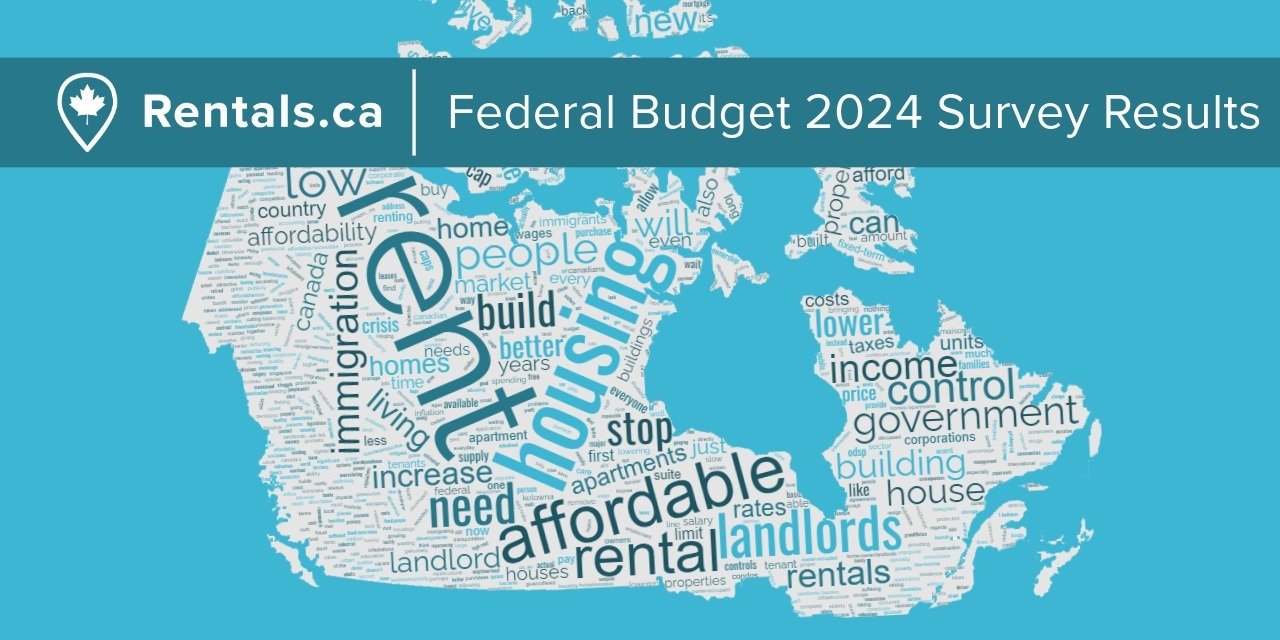 Canadian Renters Express Mixed Sentiments Towards 2024 Federal Budget's Housing Measures, Reveals Rentals.ca Survey