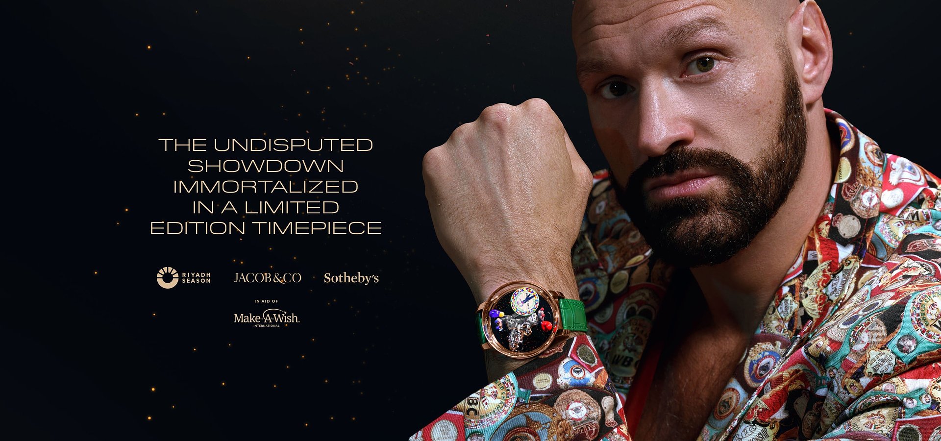 Date set for limited edition 'Ring of Fire' timepiece charity auction to mark Tyson Fury v Oleksandr Usyk undisputed heavyweight title fight