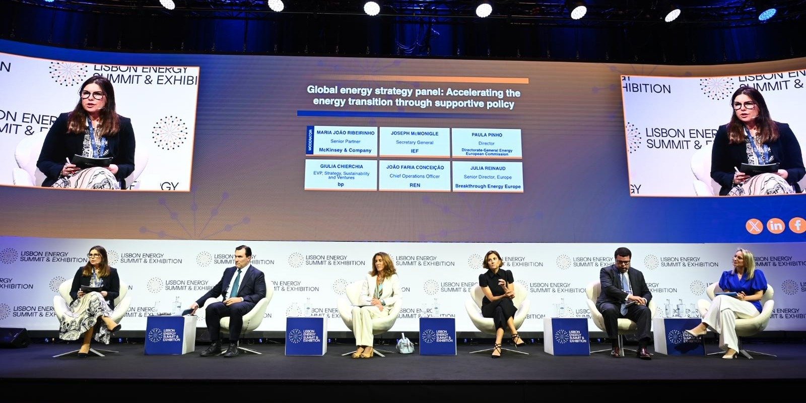 Líderes globais do setor discutem os desafios da transição energética na Cimeira da Energia de Lisboa