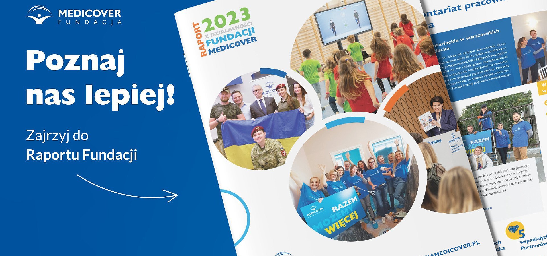Fundacja Medicover "zdrowo zajęta" w 2023 r. – premiera raportu z działalności