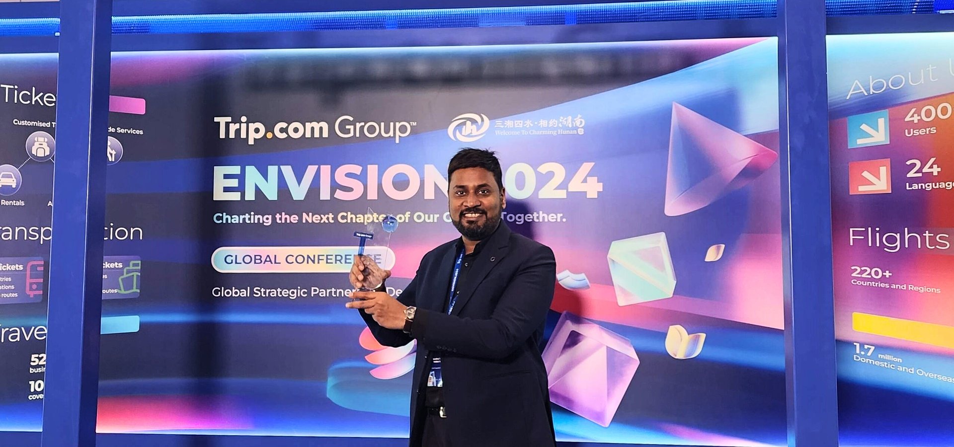 ONYX Hospitality Group Continues Winning Streak with "Outstanding Hotel Chain Partner" Award from Trip.com Group