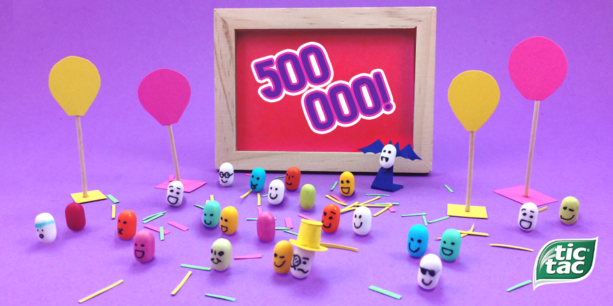 Twitterowe konto @tictacglobal na podium raportu Socialbakers w kategorii Confectionery