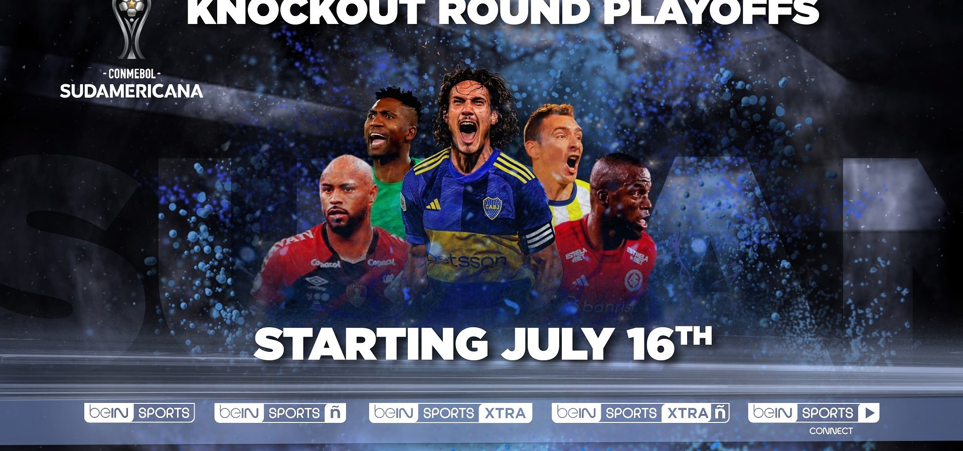 THE COPA SUDAMERICANA ROUND OF 16 PLAYOFFS KICKS OFF JULY 16th ON beIN SPORTS