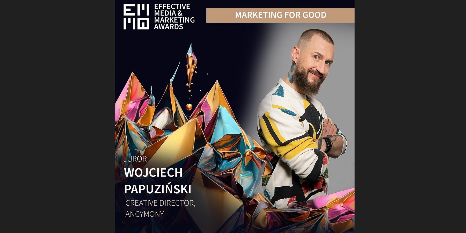 Wojciech Papuziński w Jury EMMA Awards