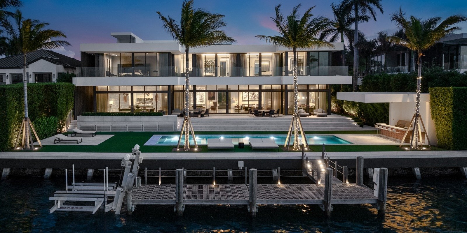 Hôtel Particulier-Inspired Waterfront Estate on Miami Beach’s Hibiscus Island Listed for $45,000,000 by Jill & Danny Hertzberg