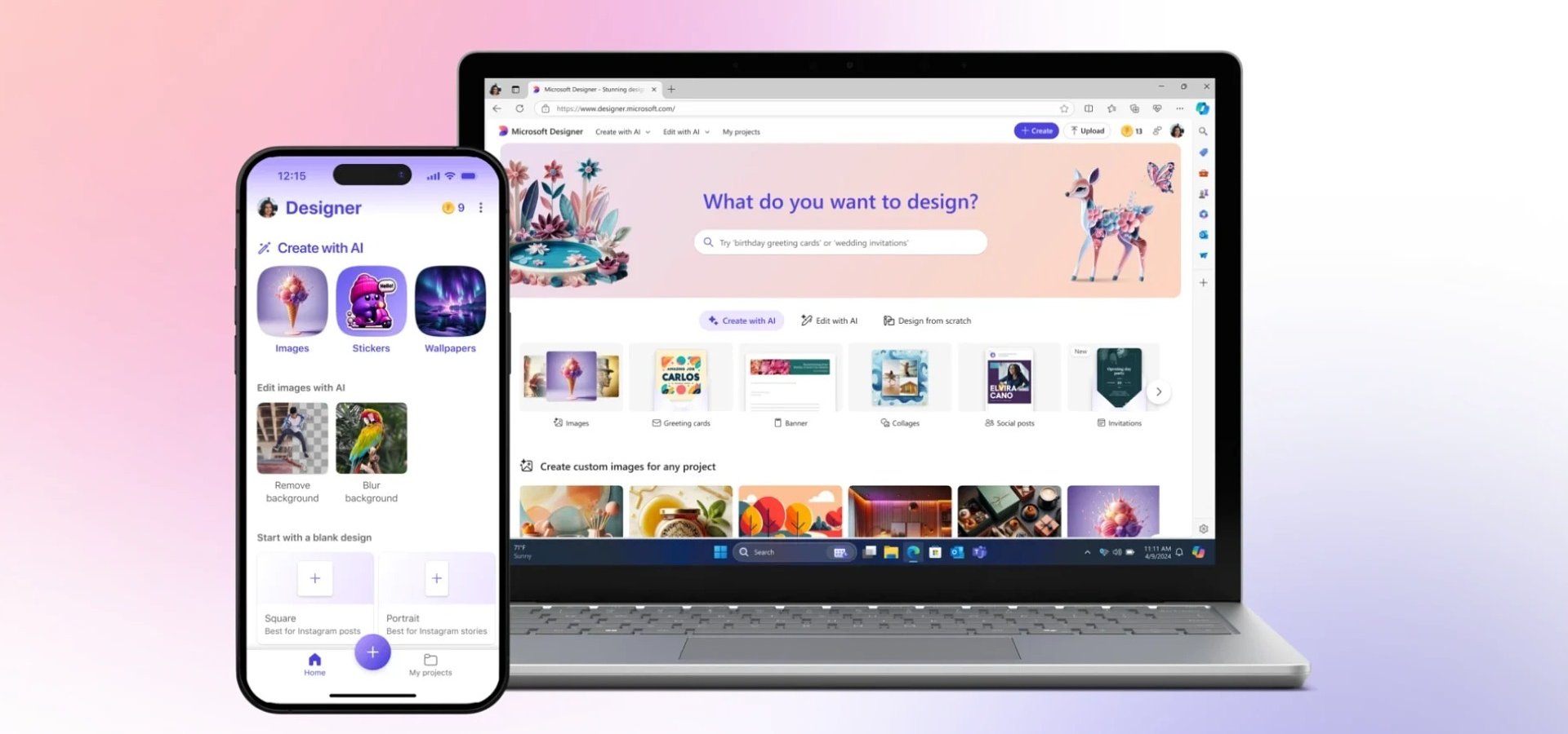 Microsoft Designer traz novidades aos utilizadores mais criativos