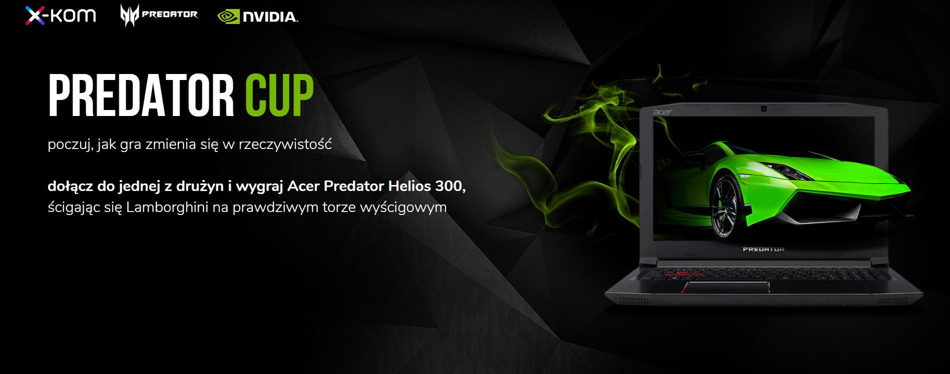 Acer Predator Cup: wjedź na tor wyścigowy prowadząc Lamborghini Gallardo