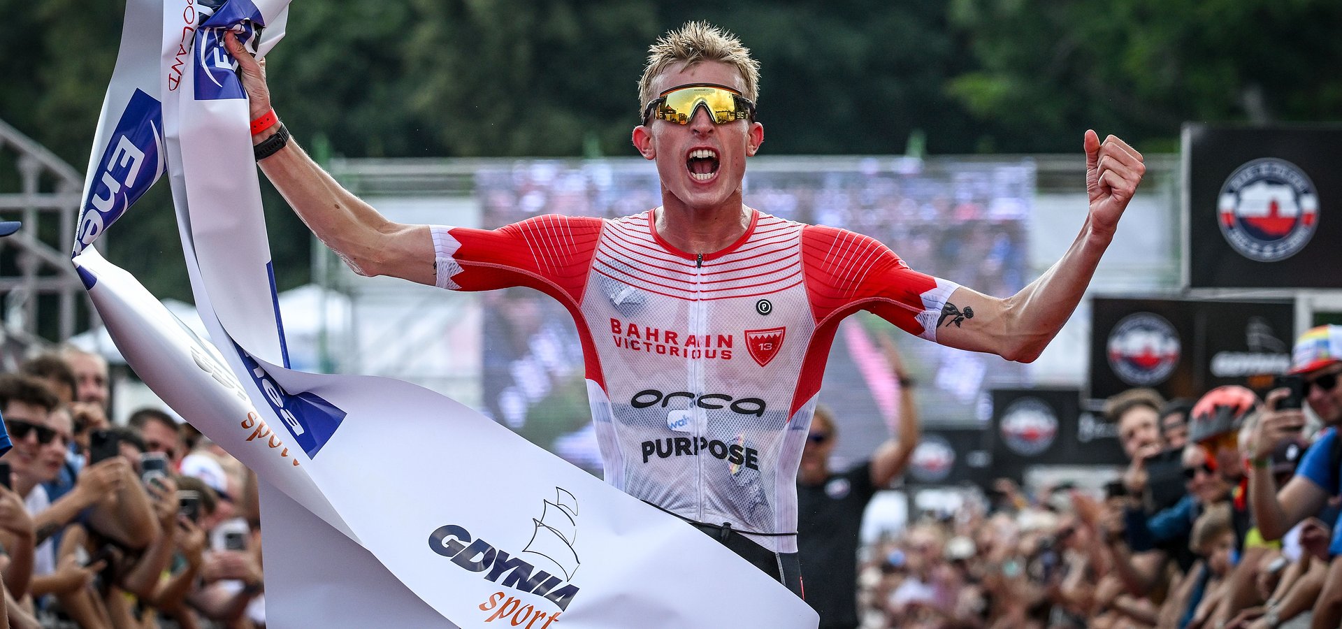 Max Stapley i Sif Madsen najszybsi podczas Enea IRONMAN 70.3 Gdynia