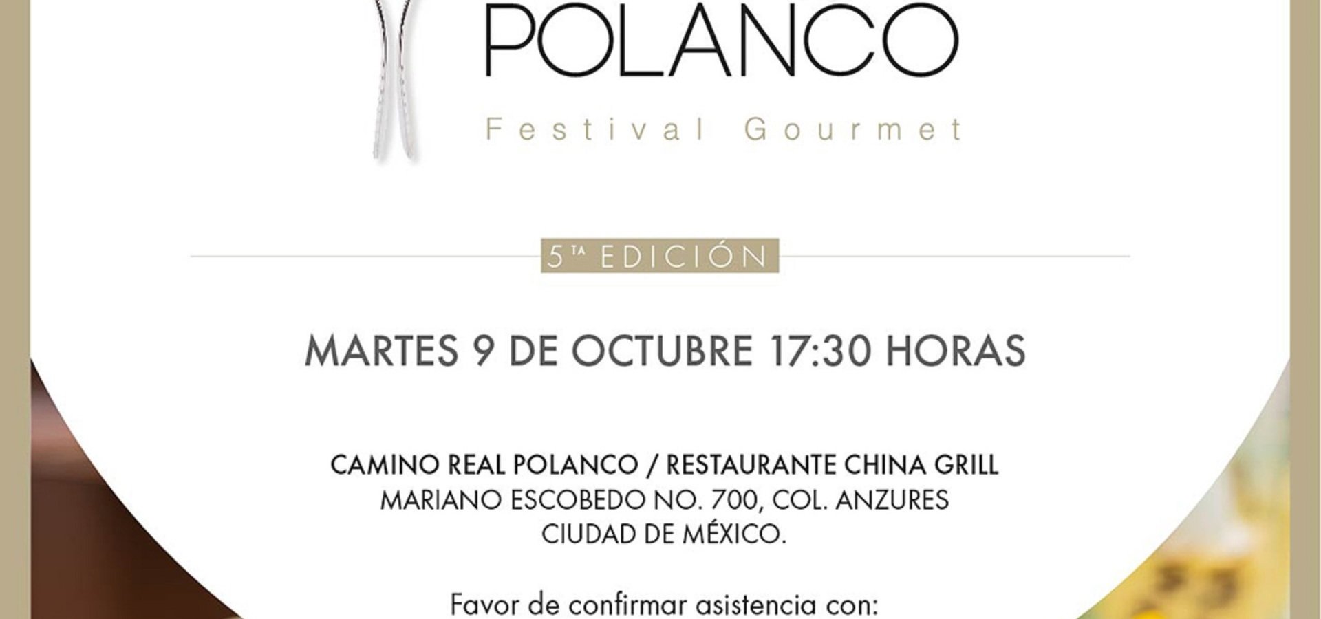 INVITACIÓN CONFERENCIA DE PRENSA, SABOR ES POLANCO