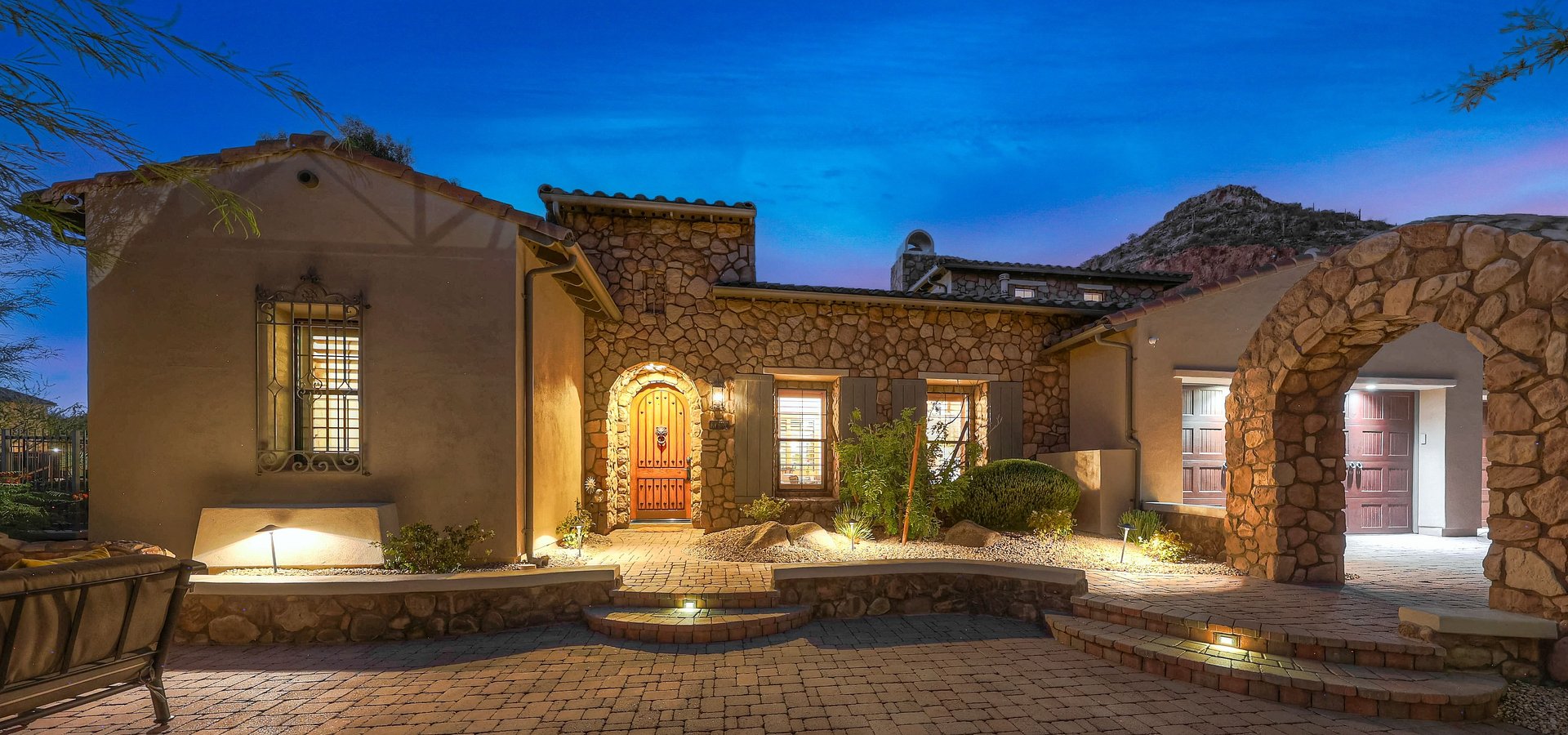 Mediterranean-Style Home on Hillside in Peoria Listed for $1,700,000 by Coldwell Banker Realty