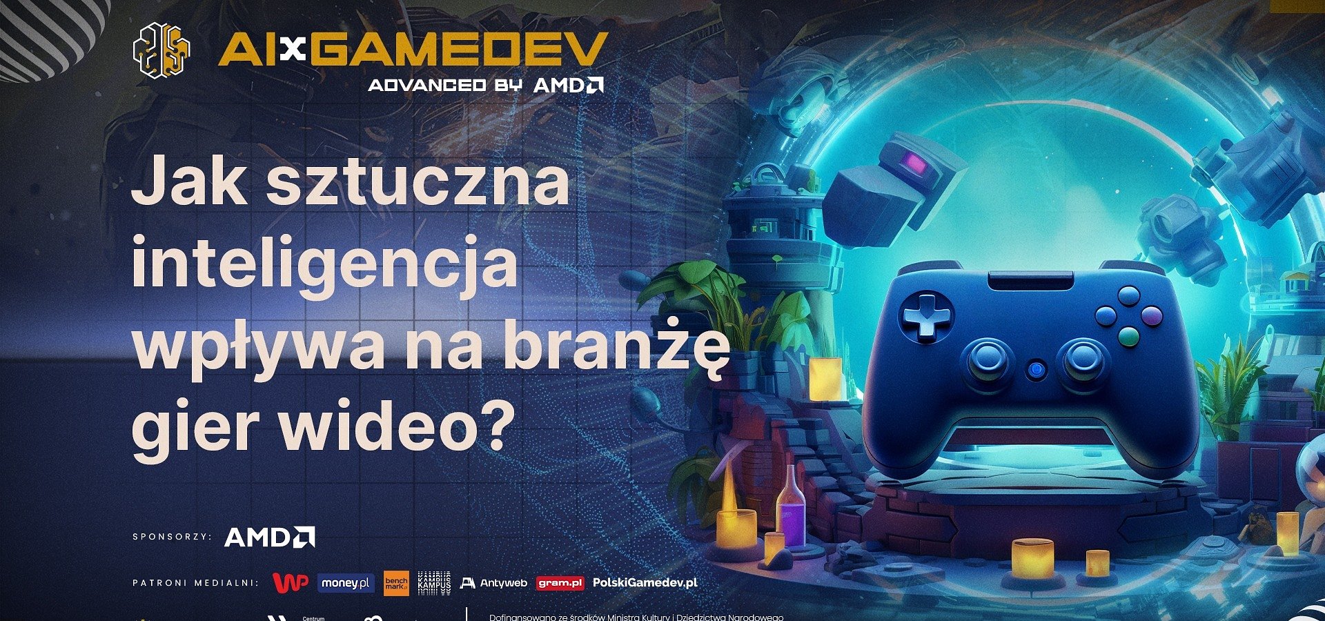 Sztuczna inteligencja w branży gier dopiero nabiera rozpędu. Podsumowanie konferencji AI x GAMEDEV advanced by AMD