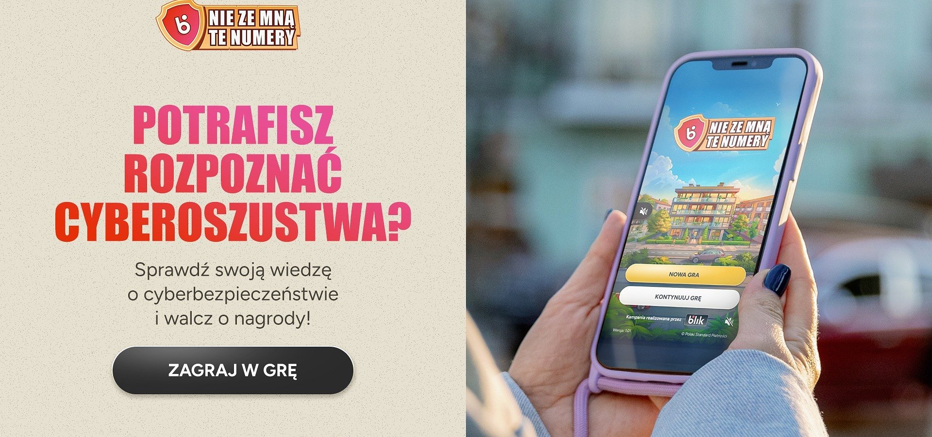 „Nie ze mną te numery” – gra edukacyjna BLIKA już dostępna