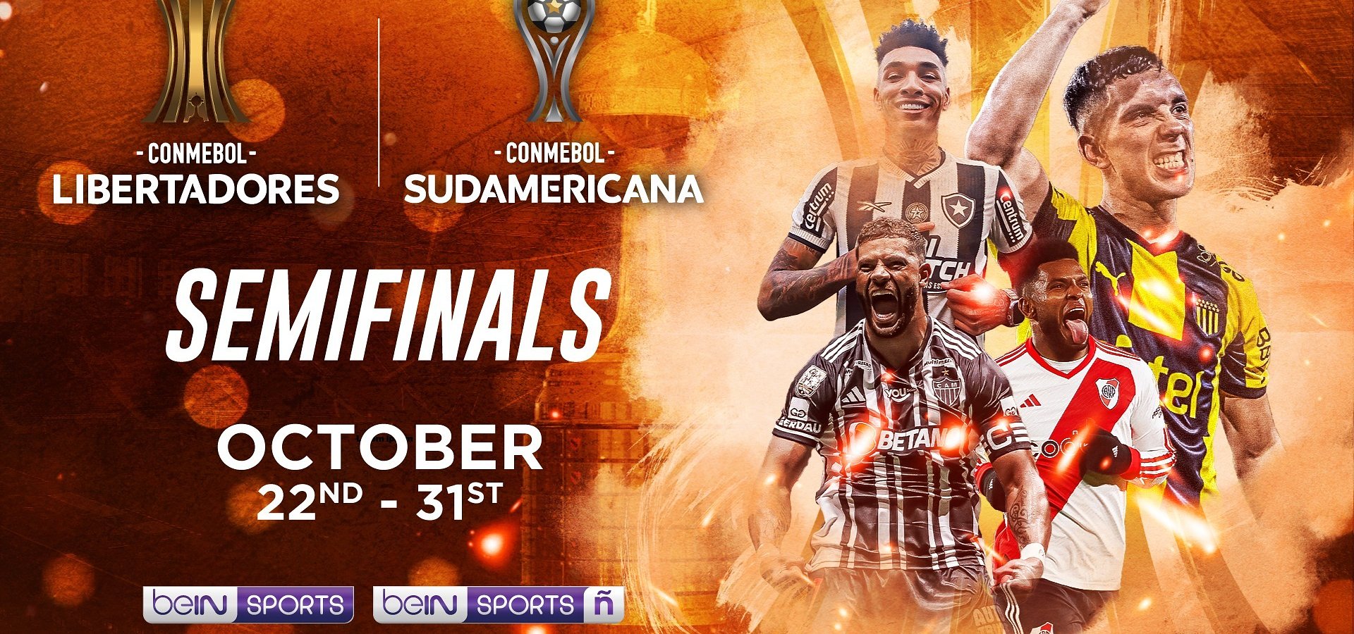 2024 COPA LIBERTADORES AND COPA SUDAMERICANA SEMIFINALS: SOUTH AMERICA’S BEST SET FOR EPIC SHOWDOWNS ON beIN SPORTS