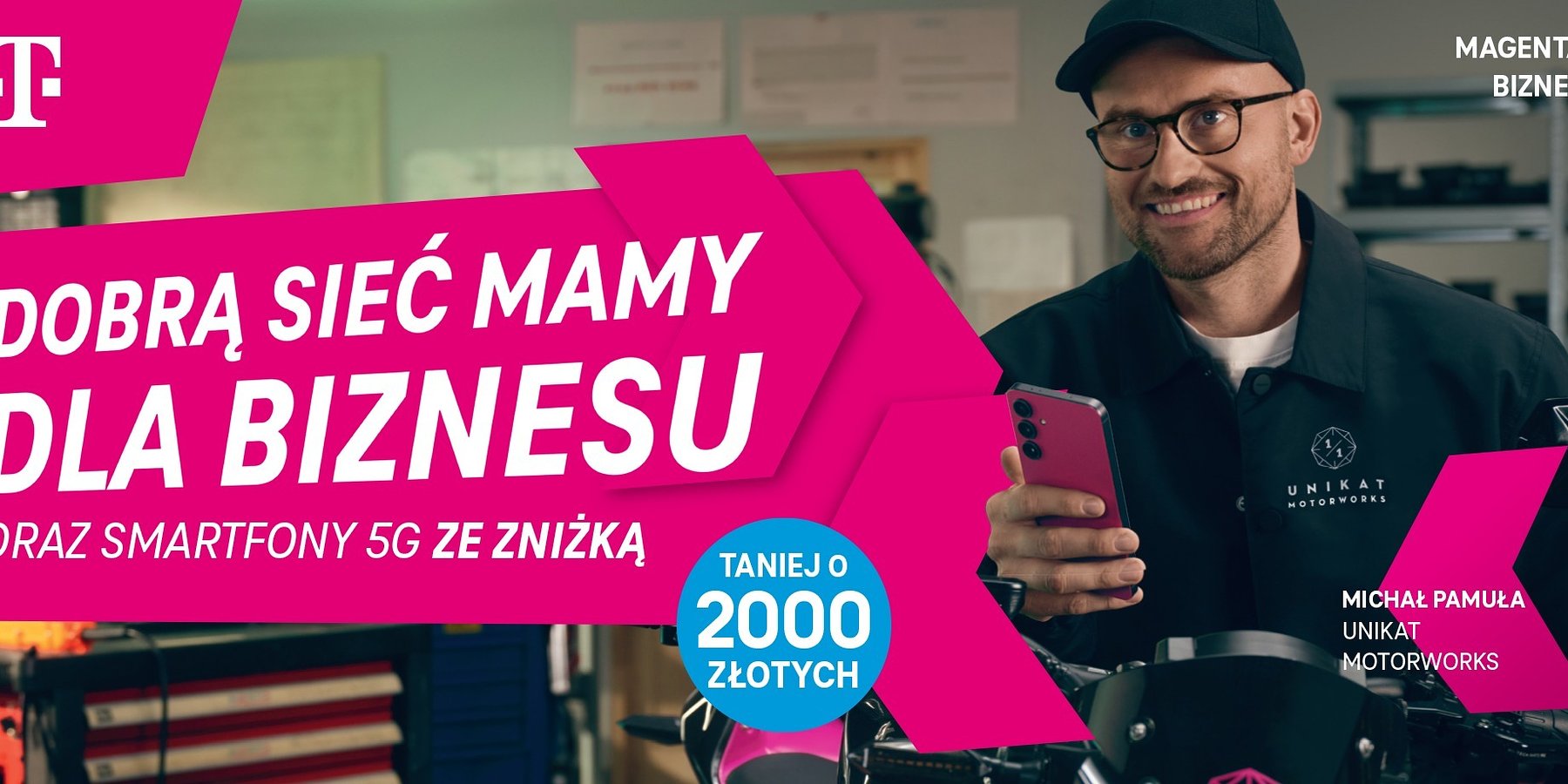 Rozpędź biznes z najszybszą siecią mobilną i nowoczesnymi urządzeniami w MagentaBIZNES