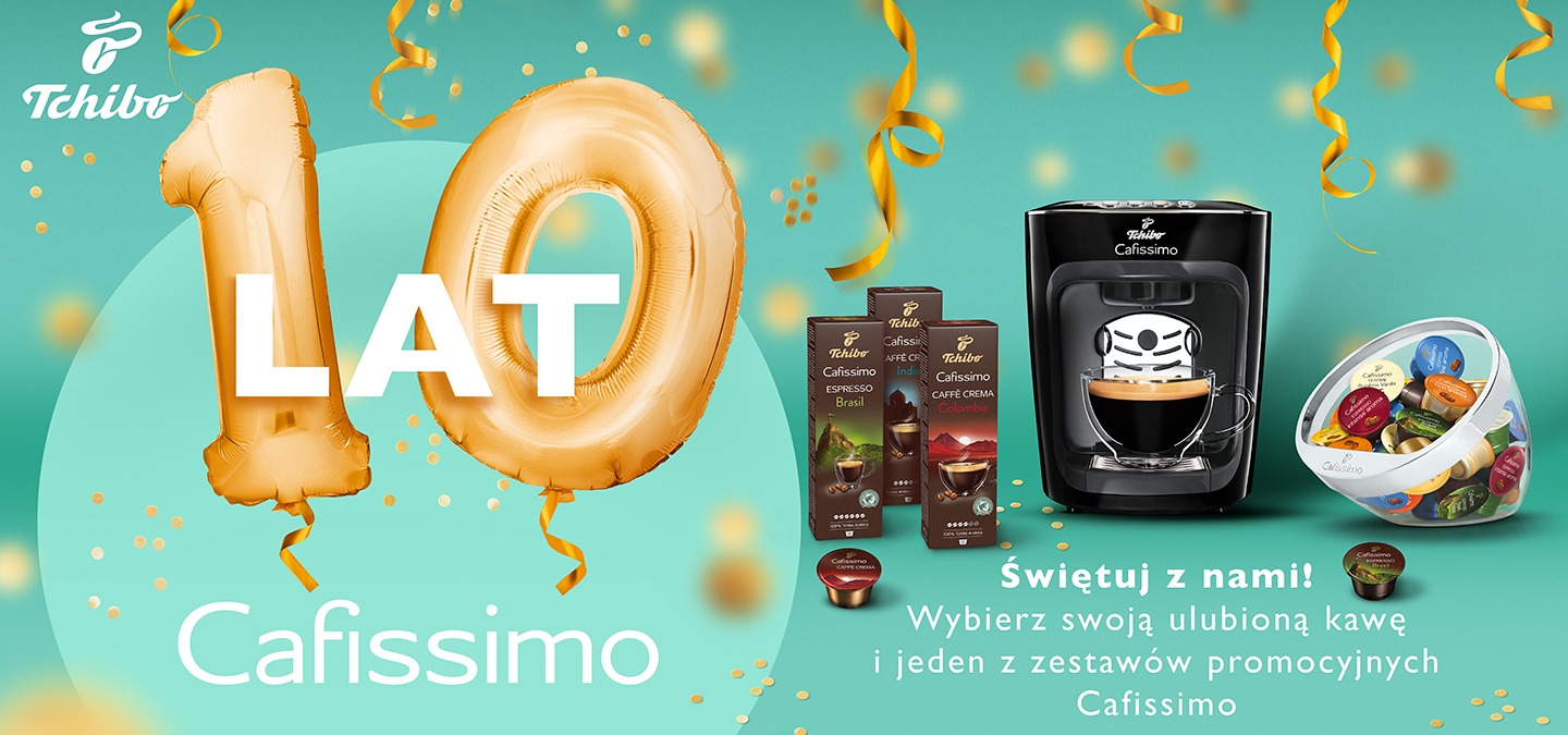 Tchibo Cafissimo świętuje 10 lat w Polsce