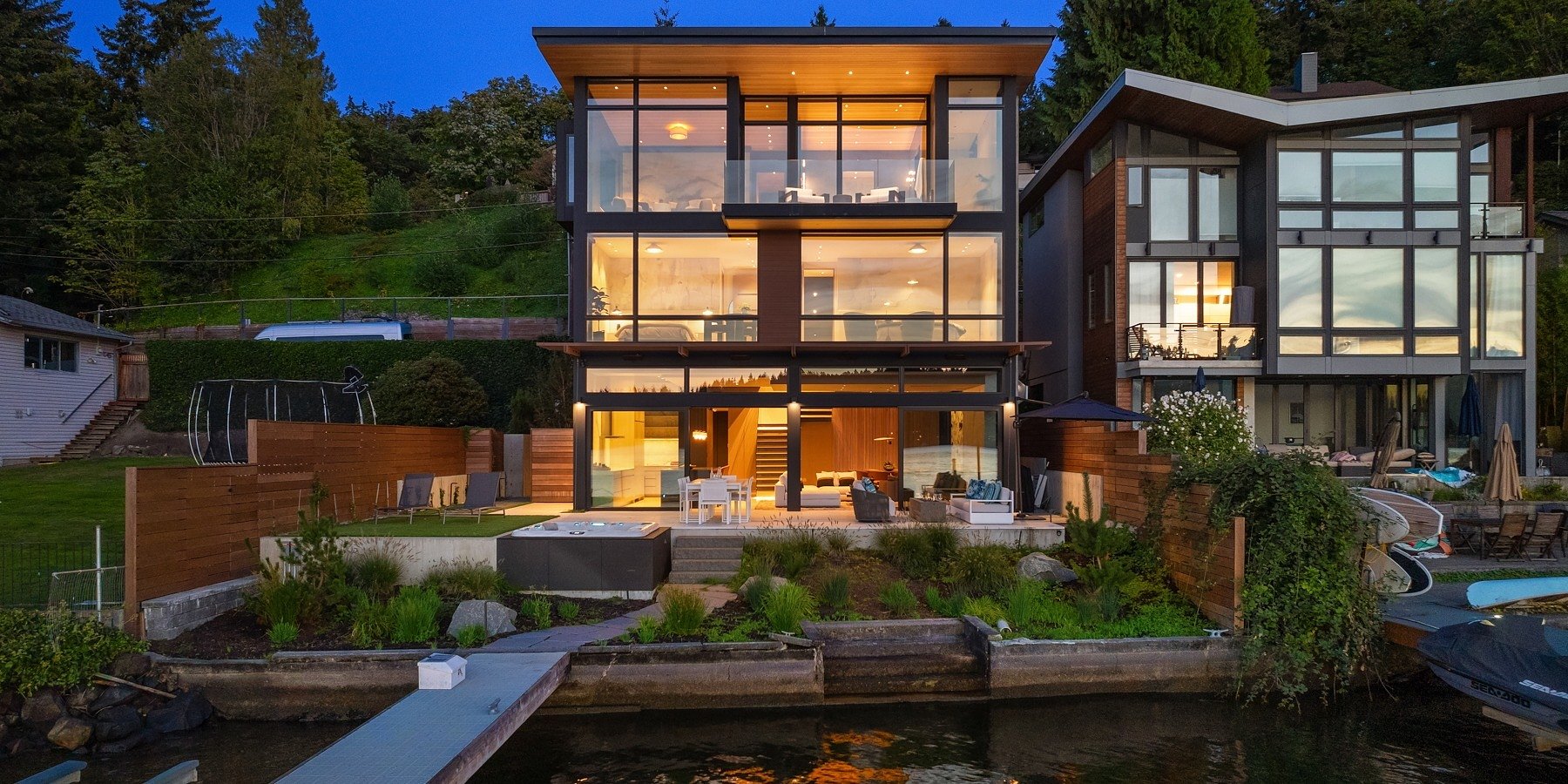 Lake Washington Masterpiece Estate Designed by McClellan Tellone Architects Sold for $8,650,000 by Coldwell Banker Bain – $2.15 Million Over Asking