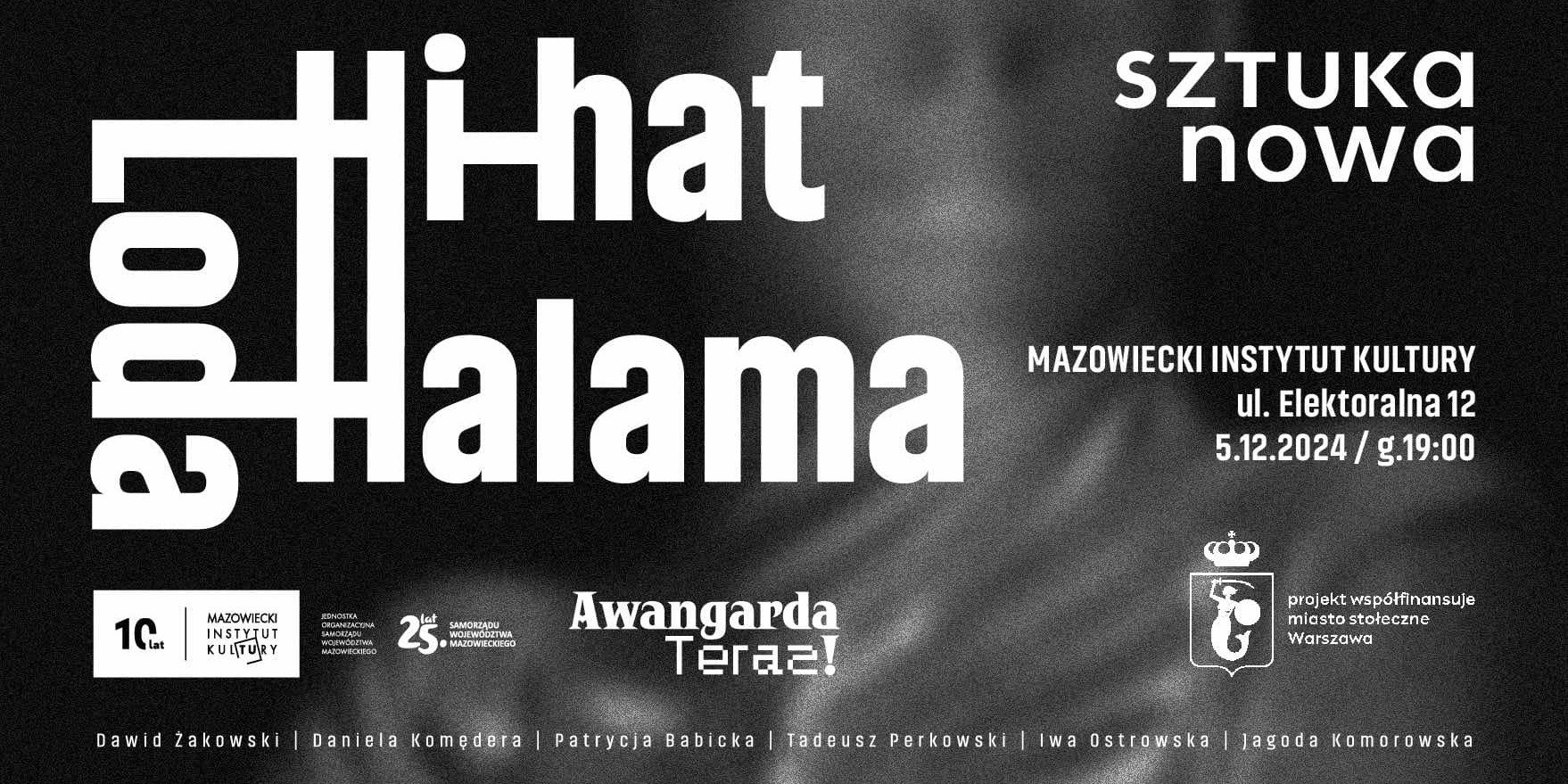 Dominika Jarosz i Hubert Zemler - ruch i perkusja! Live Act performans HI-HAT LODA HALAMA – 5 grudnia