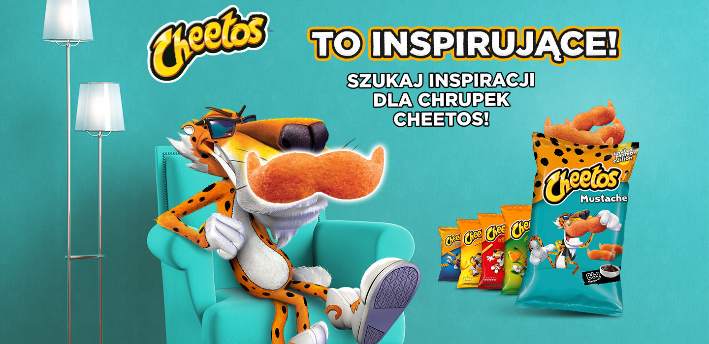 Cheetos Mustache inspiruje