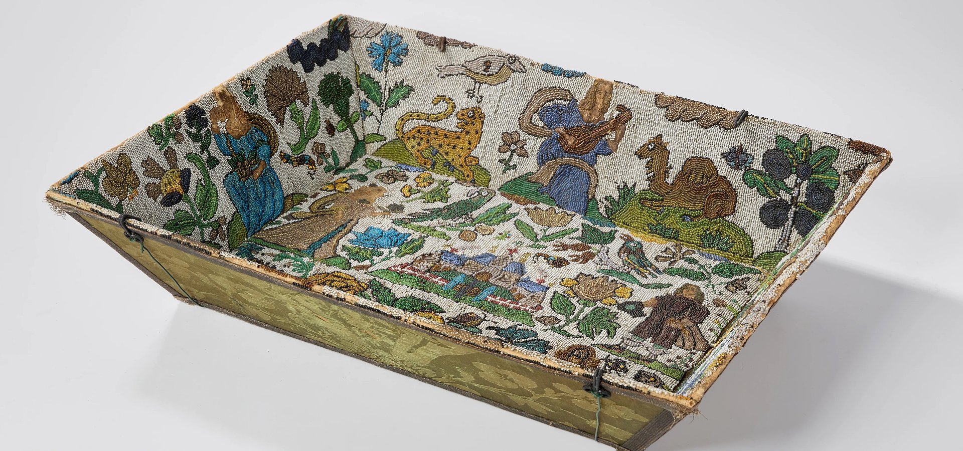 17th Century Beadwork Basket with Connections to Stuart Monarchy Sells at Auction for £21,648