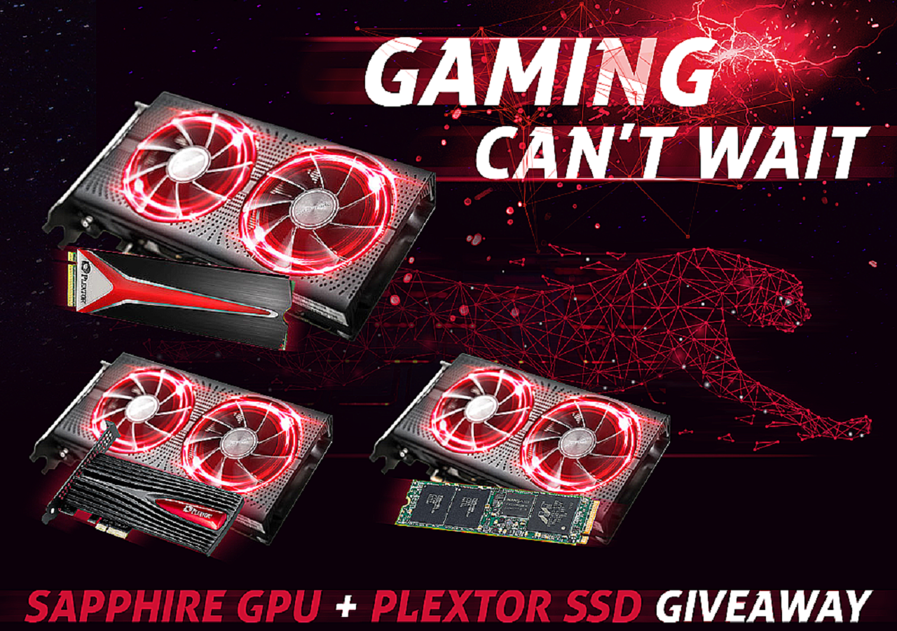 Wznieś gaming na wyższy poziom z Sapphire i Plextor