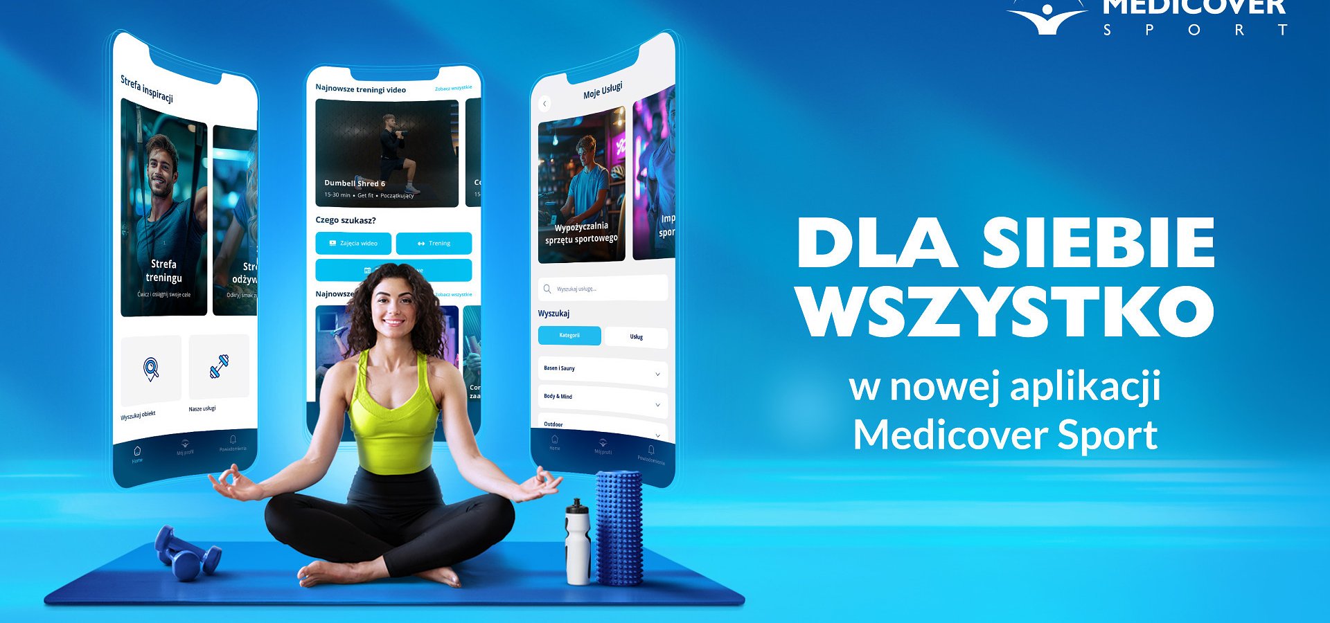 Zdrowy tryb życia na wyciągnięcie ręki z nową aplikacją Medicover Sport