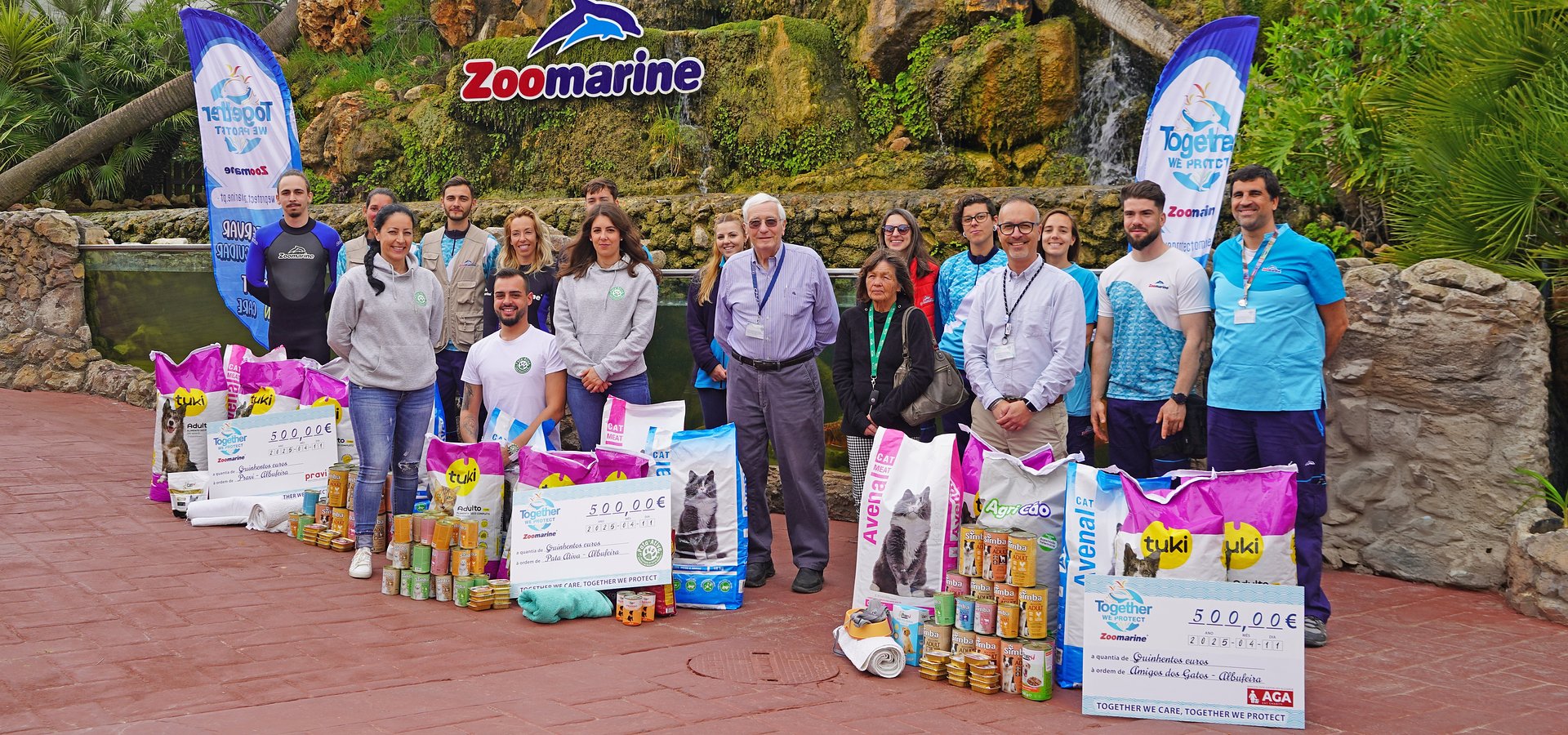 Zoomarine reforça apoio às associações de resgate e apoio animal