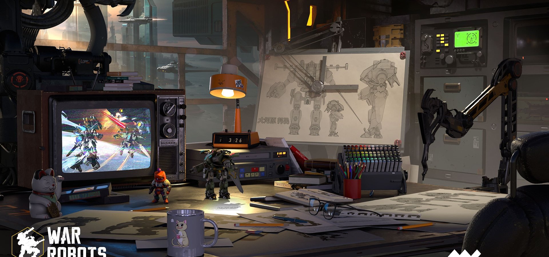 War Robots célèbre l’esthétique classique des mechas grâce à une collaboration avec Kunio Okawara