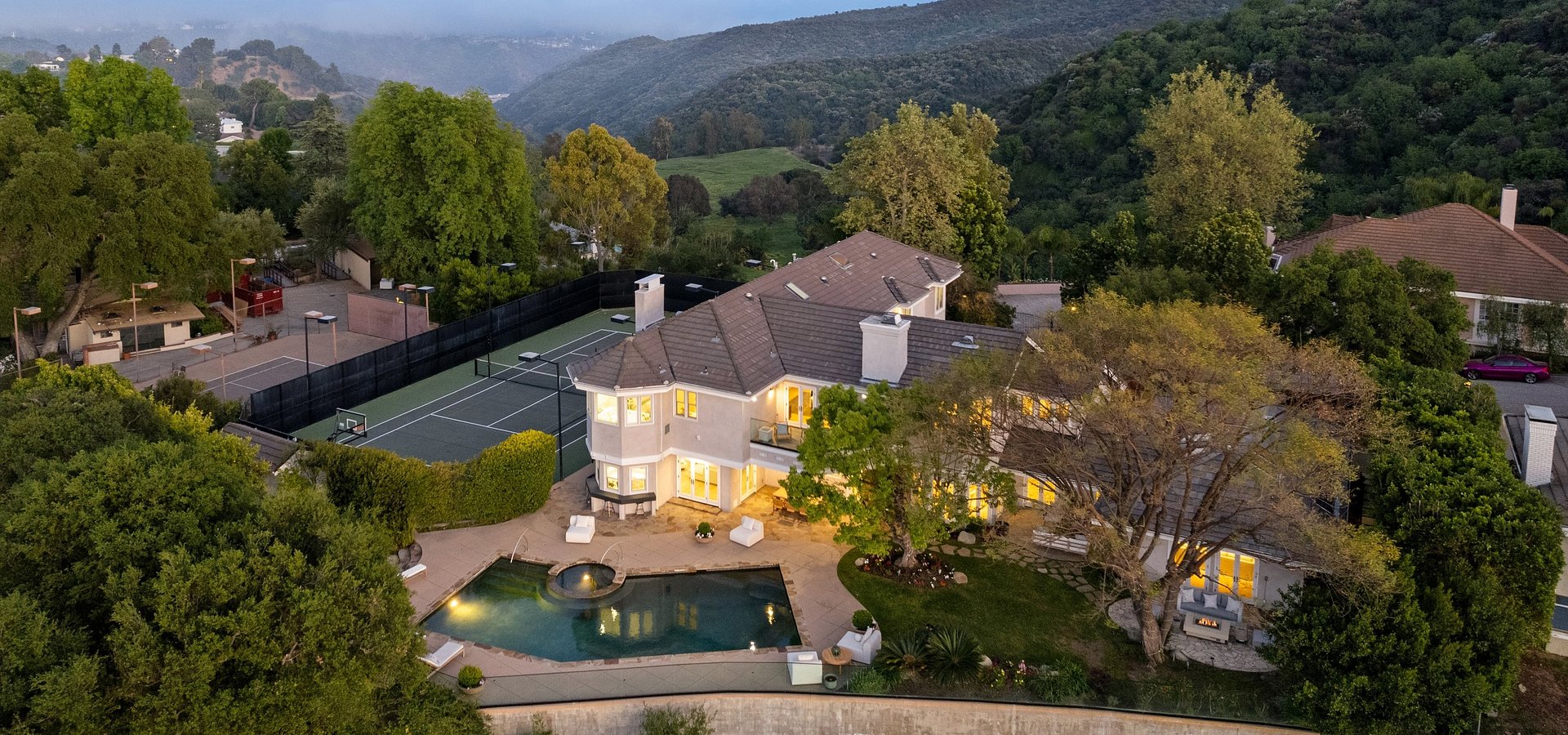 Chinese TV Personality’s Exquisite Los Angeles Tennis Estate Listed for $7,800,000 by Coldwell Banker Realty