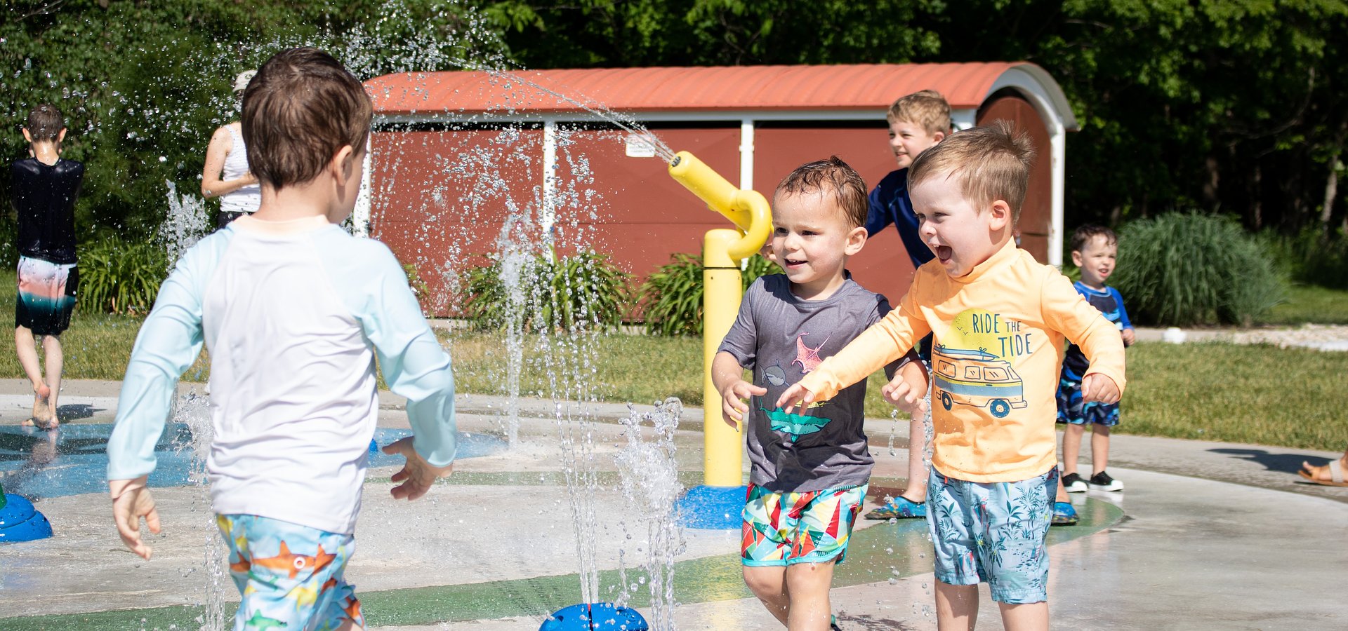 Grand Re-Opening for Splash Pad in Brownsburg