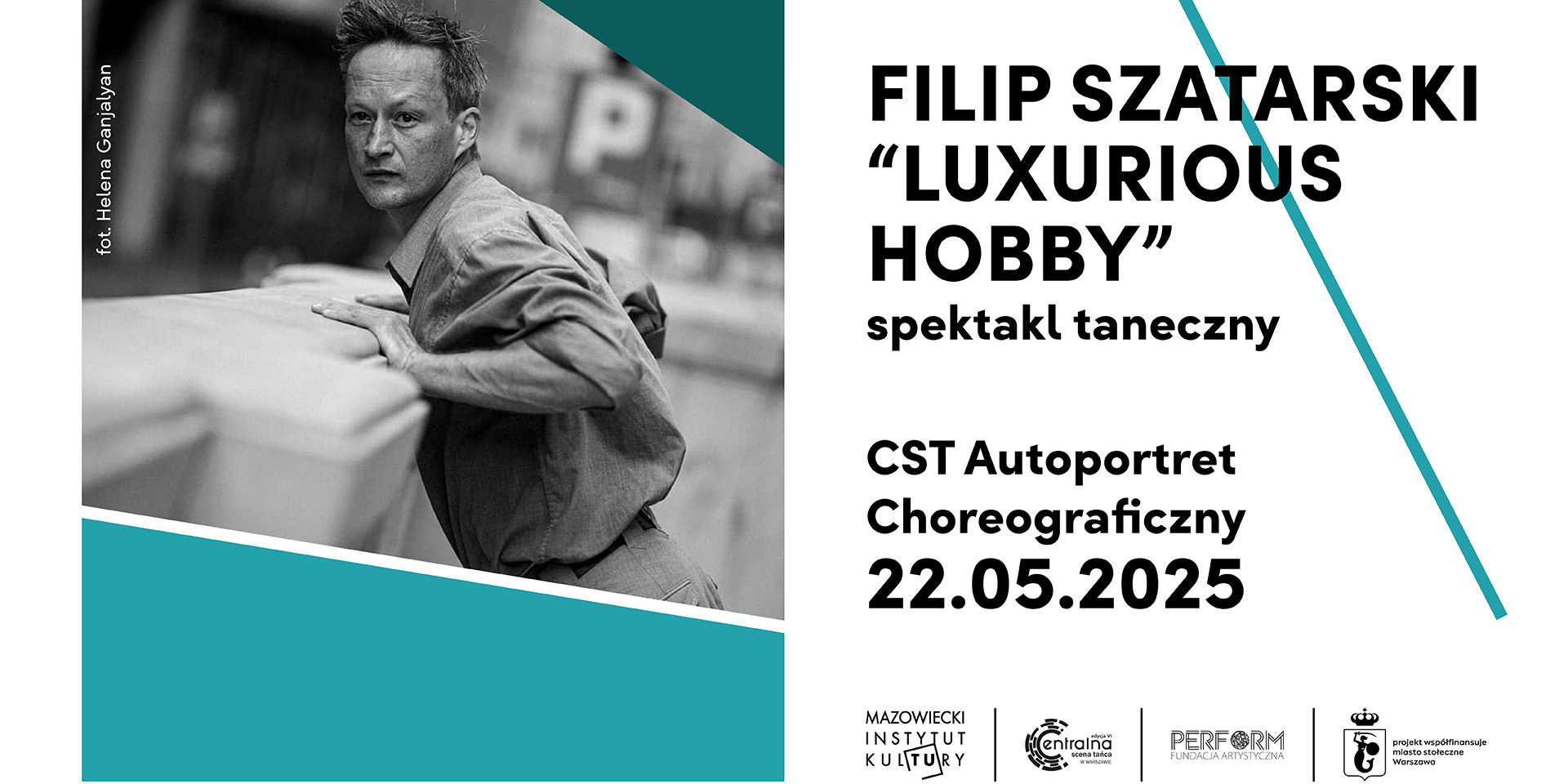 CST Autoportret choreograficzny: Filip Szatarski „Luxurious Hobby” – performans taneczny, 22 maja