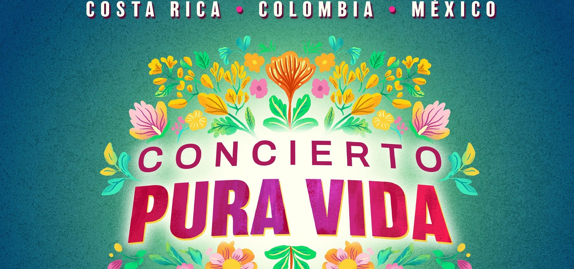 Ven a disfrutar de una noche llena de talento Latinoamericano en el Concierto Pura Vida