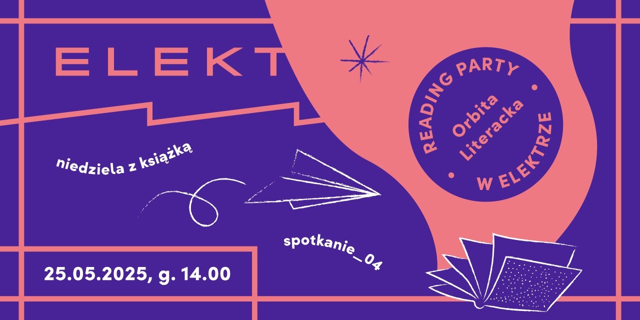 ORBITA LITERACKA! 8 czerwca / spotkanie # 5 ‒ wydarzenie dla wszystkich miłośników czytania oraz wspólnych spotkań przy kawie i muzyce