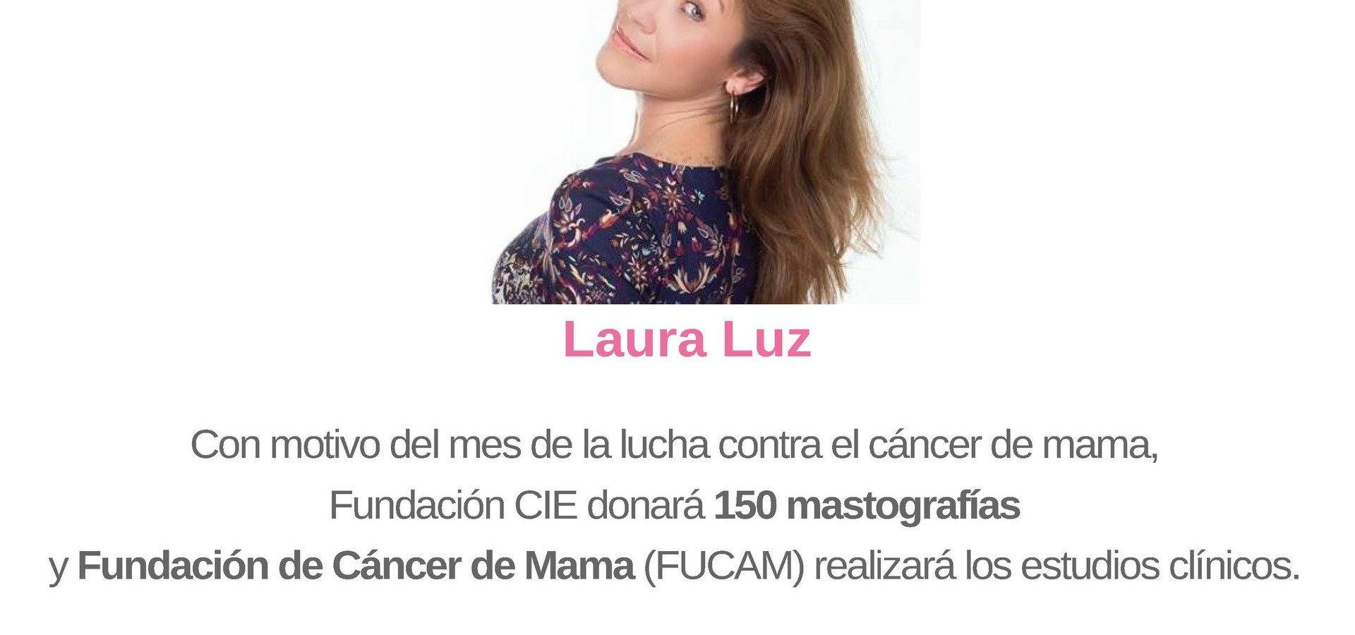 INVITACIÓN, JORNADA DE MASTOGRAFÍAS CON FUNDACIÓN CIE Y LAURA LUZ