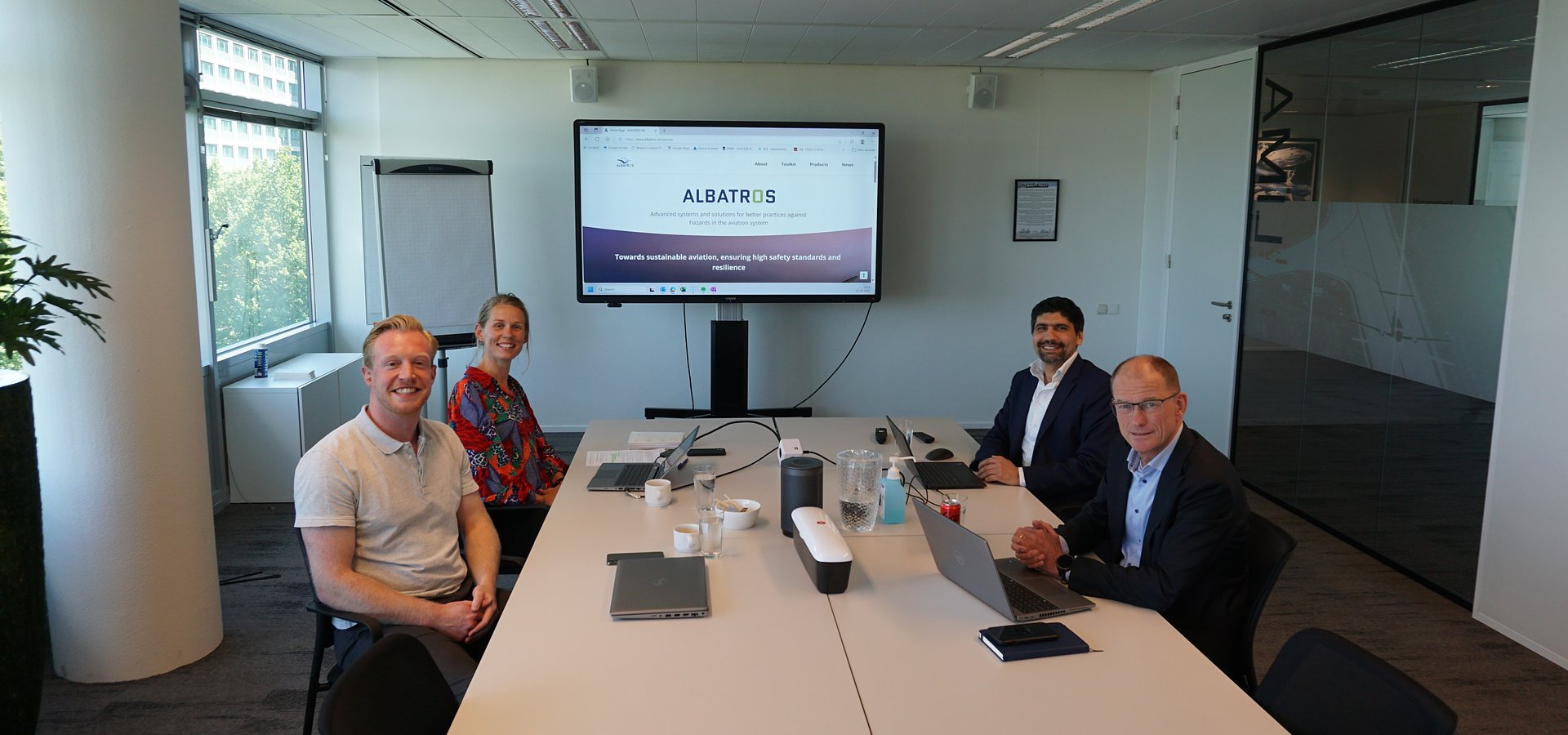 JAA Training Organisation Hosts Representatives of the ALBATROS Project