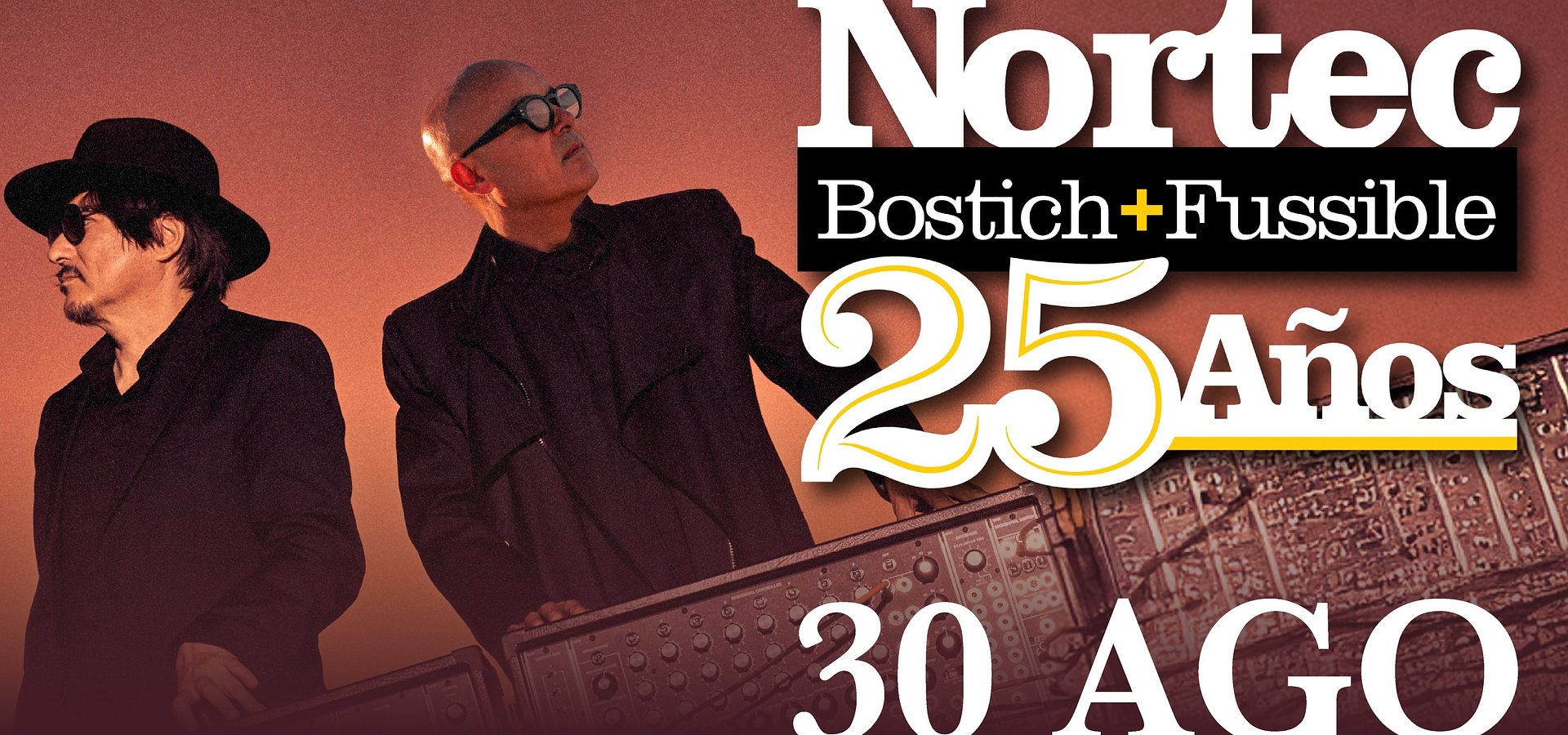 Invitación Conferencia de Prensa Virtual Nortec: Bostich + Fussible / 25 Aniversario