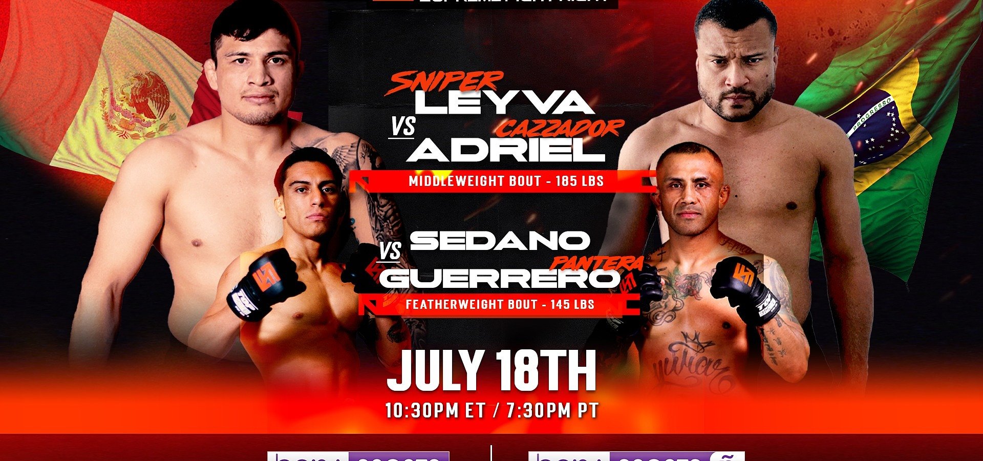 Precision vs Power: Supreme Fight Night Live from Mexico – July 18 on beIN SPORTS