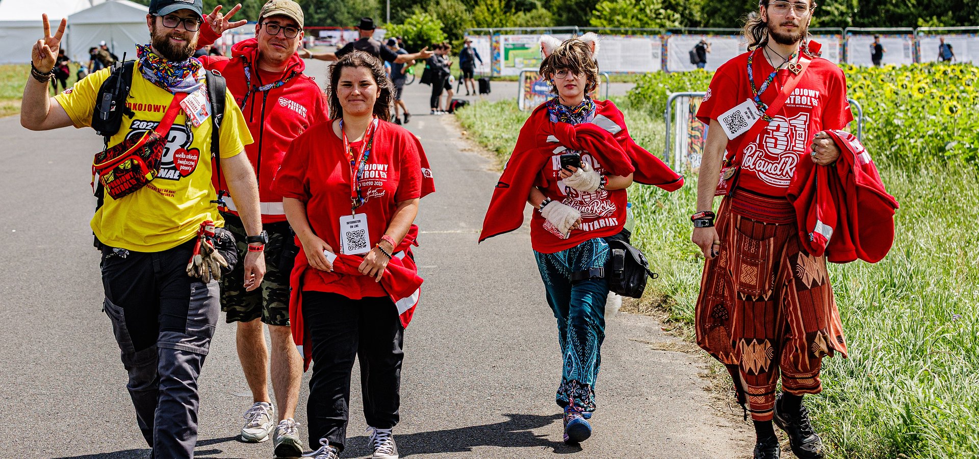 Peace Patrol takes care of festivalgoers!