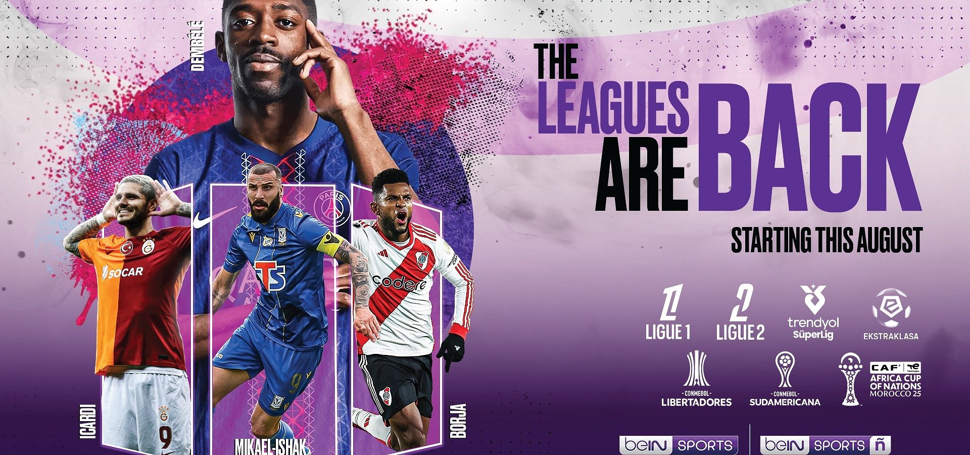 The World’s Top Soccer Leagues Return This August on beIN SPORTS