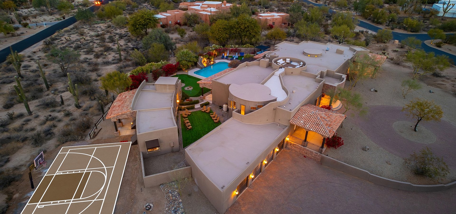 Newly Transformed Estate with Interiors Designed by Renowned Sabi Haus in Prestigious Pinnacle Paradise Community Listed for $3,725,000 by Coldwell Banker Realty