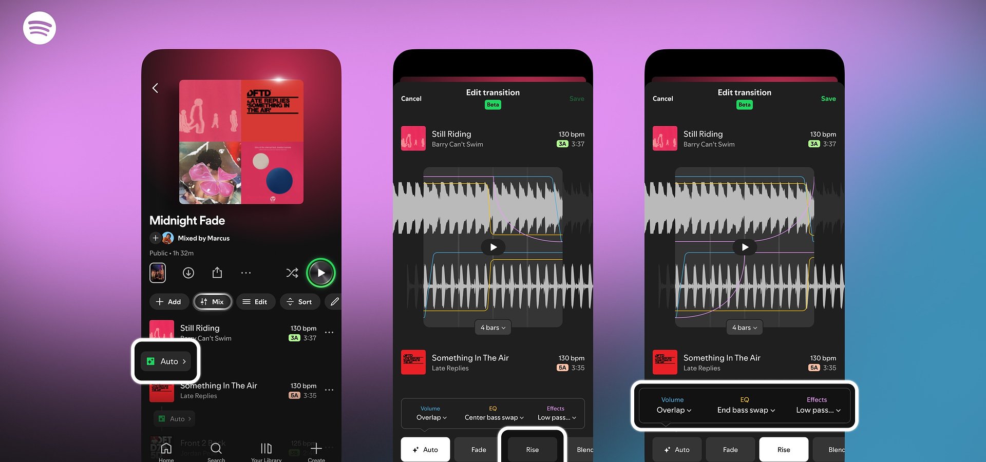 Neuer Mix-Modus bei Spotify Premium ermöglicht individuelle Übergänge