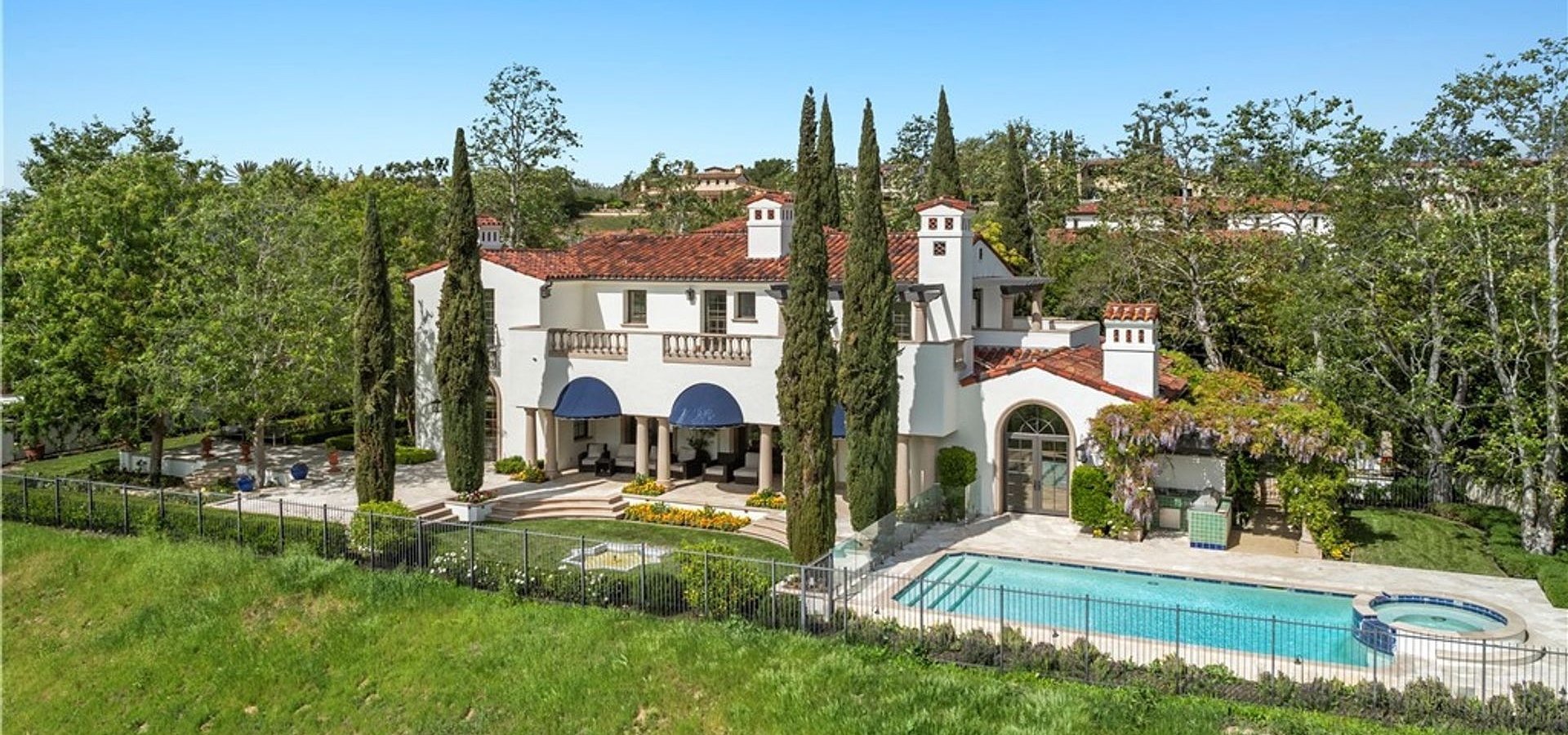 Custom Mediterranean-Inspired, Front-Row Estate in Shady Canyon Listed for $11,495,000 by Coldwell Banker Realty
