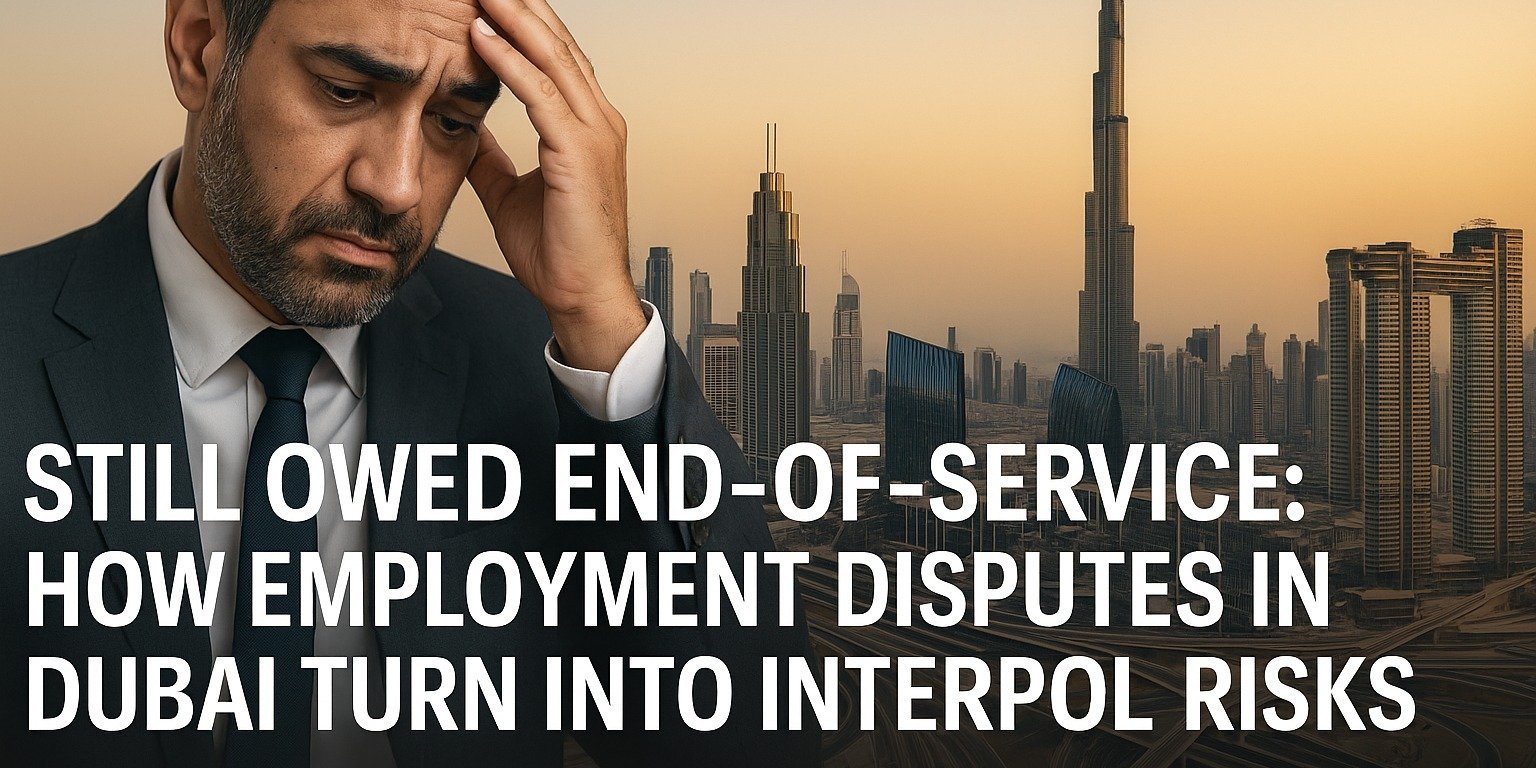 Employment Disputes in Dubai Turn into INTERPOL Risks