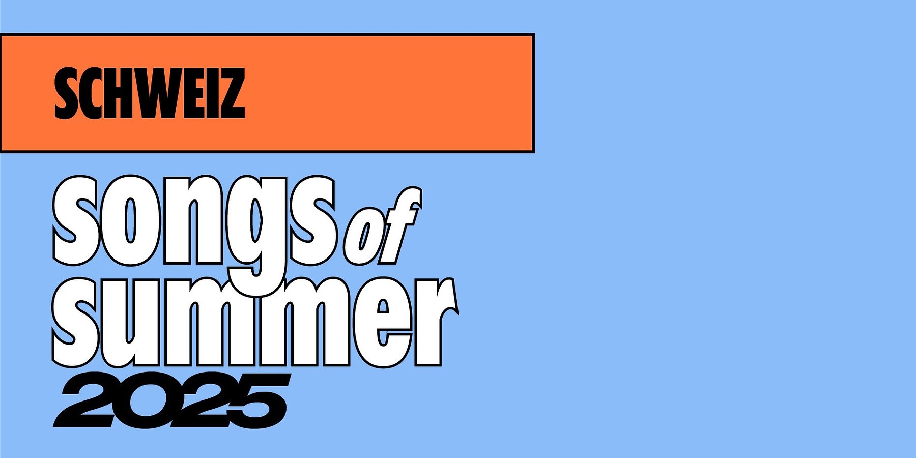 Spotify präsentiert die meistgestreamten „Songs of Summer 2025“ für die Schweiz – musikalische Genre-Vielfalt bereichert den Soundtrack des Sommers