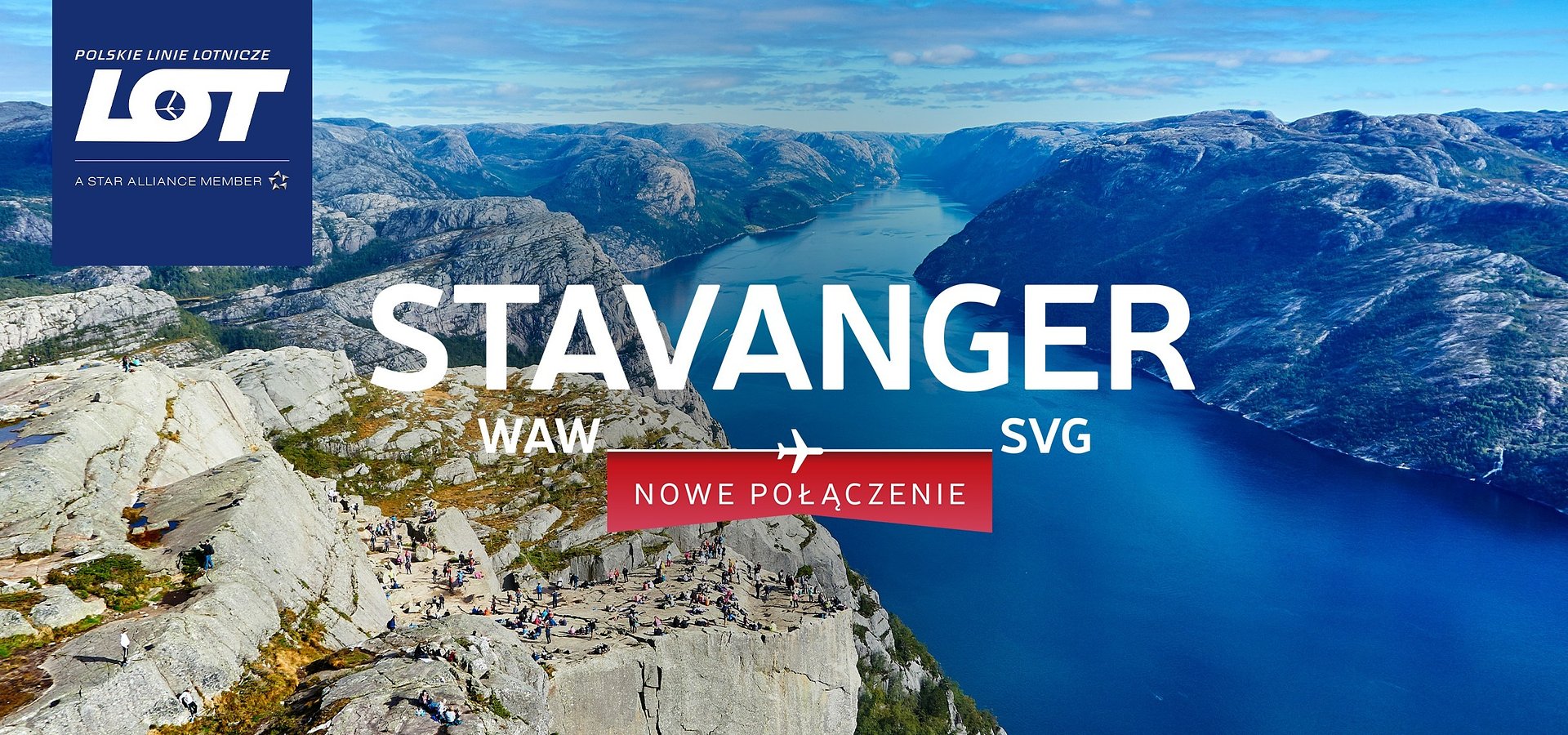 Norweska kraina fiordów w siatce połączeń PLL LOT – narodowy przewoźnik zaprosi pasażerów do Stavanger