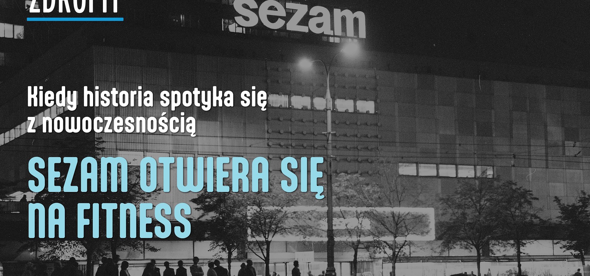 The symbol of prosperity for the lucky ones in the Polish People’s Republic is changing its purpose. In place of the iconic Sezam, a modern space for activity, relaxation and spending time together has been created.