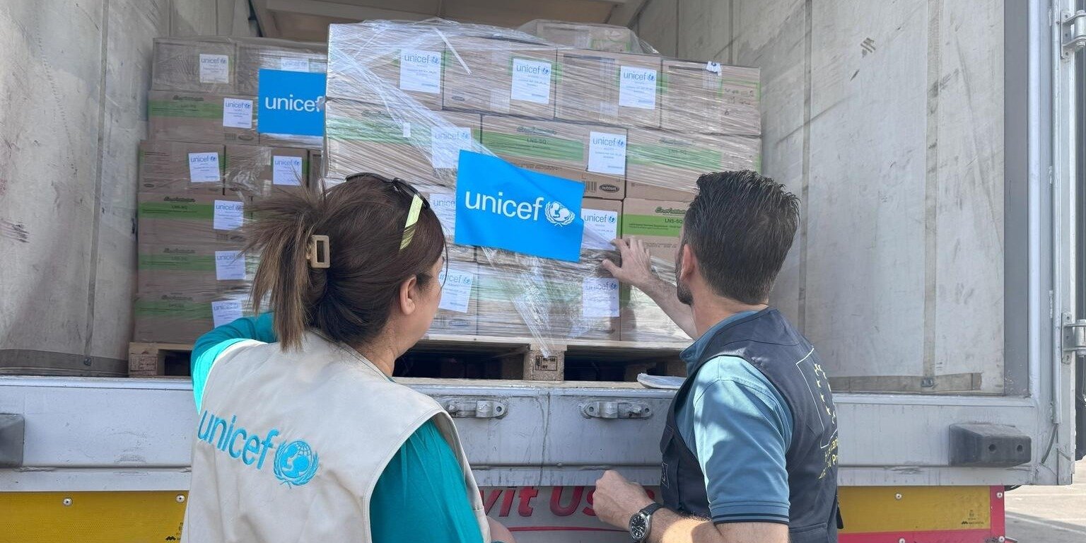 UNICEF jest w Strefie Gazy, aby powstrzymać klęskę głodu i nieść ratującą życie pomoc